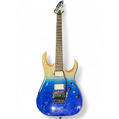 Used Ibanez RGA42HPT Blue Iceberg Graduation Solid Body Electric Guitar