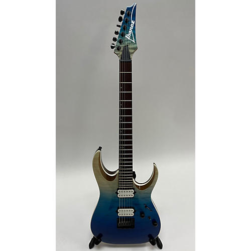 Ibanez Used Ibanez RGA42HPTQM Blue Iceberg Gradation Solid Body Electric Guitar Blue Iceberg Gradation