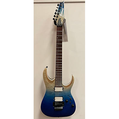 Ibanez Used Ibanez RGA42HPTQM Blue Iceberg Solid Body Electric Guitar