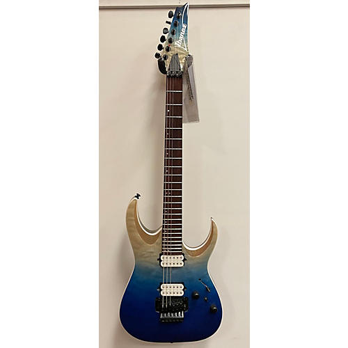 Ibanez Used Ibanez RGA42HPTQM Blue Iceberg Solid Body Electric Guitar Blue Iceberg