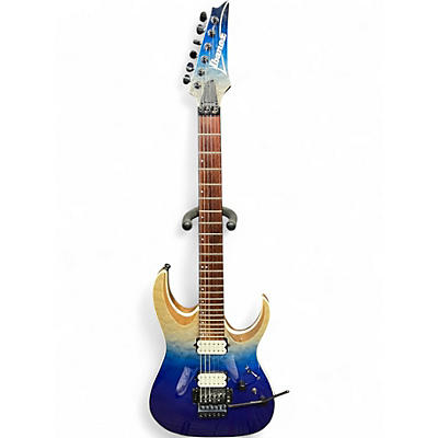 Used Ibanez RGA42HPTQM HIGH PERFORMANCE BLUE ICEBERG Solid Body Electric Guitar