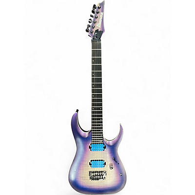 Used Ibanez RGA61AL INDIGO AURORA BURST FLAT Solid Body Electric Guitar