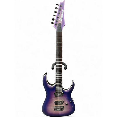 Used Ibanez RGA61AL Indigo Aurora Burst Flat Solid Body Electric Guitar