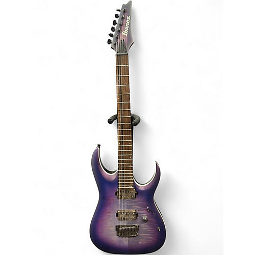 Used Ibanez RGA61AL Trans Purple Solid Body Electric Guitar Trans Purple