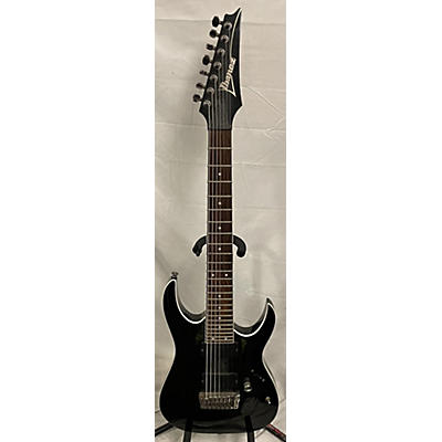 Ibanez Used Ibanez RGA71AL Axion Label 7 String Black And White Solid Body Electric Guitar