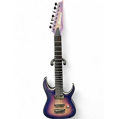 Used Ibanez RGA71AL Axion Label 7 String Purple Burst Solid Body Electric Guitar