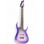 Used Ibanez RGA71AL Axion Label 7 String Purple Solid Body Electric Guitar Purple