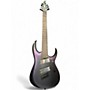 Used Ibanez RGA71AL Axion Label 7 String aurora burst Solid Body Electric Guitar aurora burst