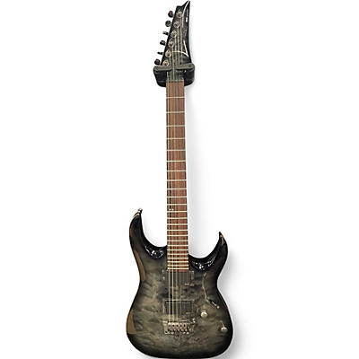 Used Ibanez RGA72TQM RG Series TRANSPERANT GRAY BURST Solid Body Electric Guitar