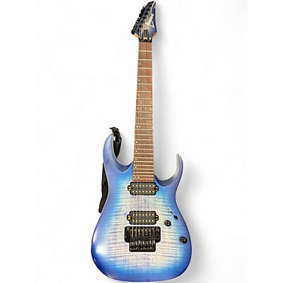 Used Ibanez RGA7420FM Blue Solid Body Electric Guitar