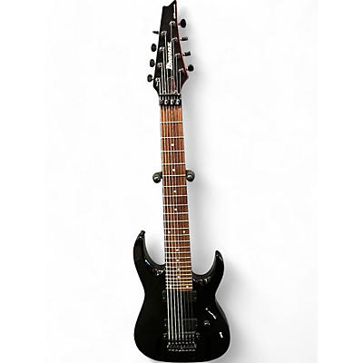 Ibanez Used Ibanez RGA8BK RGA Series 8 String Black Solid Body Electric Guitar