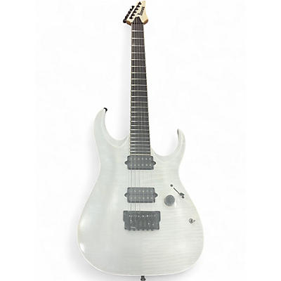 Used Ibanez RGAIX6FM Trans White Solid Body Electric Guitar