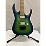 Used Ibanez Used Ibanez RGAIX6MQM Emerald Green Solid Body Electric Guitar Emerald Green