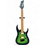 Used Ibanez RGAIX6MQM Surreal Blue Burst Solid Body Electric Guitar Surreal Blue Burst