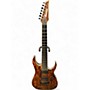 Used Ibanez RGAIX7U Antique Brown Stained Solid Body Electric Guitar Antique Brown Stained