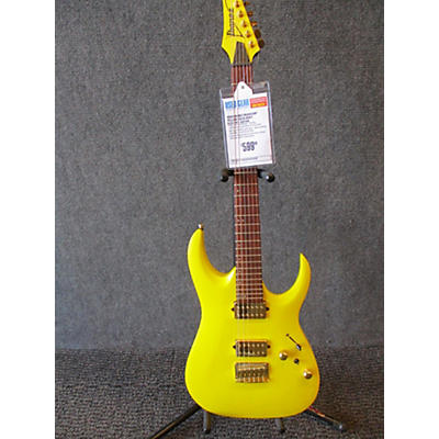 Ibanez Used Ibanez RGAR42HP Yellow Solid Body Electric Guitar