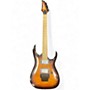 Used Ibanez RGAR42MFMT 2 Tone Sunburst Solid Body Electric Guitar 2 Tone Sunburst
