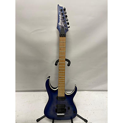 Ibanez Used Ibanez RGAR42MFMT Azure Lagoon Burst Solid Body Electric Guitar