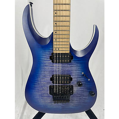 Ibanez Used Ibanez RGAR42MFMT Blue Lagoon Burst Solid Body Electric Guitar