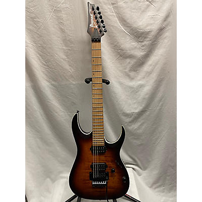 Ibanez Used Ibanez RGAR42MFMT Dragon Eye Burst Solid Body Electric Guitar