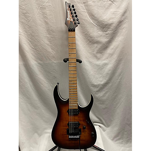 Ibanez Used Ibanez RGAR42MFMT Dragon Eye Burst Solid Body Electric Guitar Dragon Eye Burst