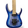 Used Ibanez RGAR42MFMT Jewel Blue Solid Body Electric Guitar Jewel Blue