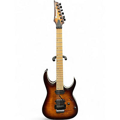 Used Ibanez RGAR42MFT Dragons Eye Burst Solid Body Electric Guitar