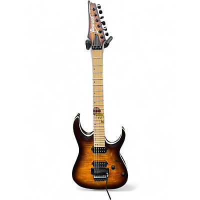 Used Ibanez RGAR42mfmt choclate Burst Solid Body Electric Guitar