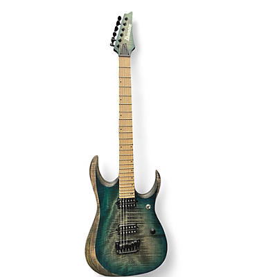 Used Ibanez RGD61AL STAINED SAPPHIRE BLUE BURST Solid Body Electric Guitar