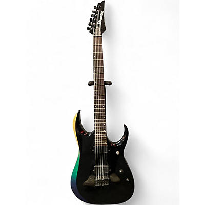 Used Ibanez RGD61ALA Midnight Tropical Rainforest Solid Body Electric Guitar
