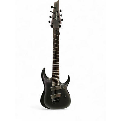 Used Ibanez RGD71ALMS 7-STRING Black Aurora Solid Body Electric Guitar