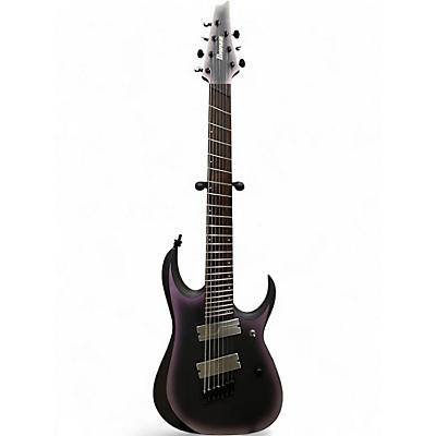 Used Ibanez RGD71ALMS Axion Label Multi-Scale 7 String Aurora Burst Solid Body Electric Guitar