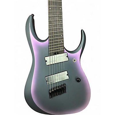 Used Ibanez RGD71ALMS BLACK AURORA BURST Solid Body Electric Guitar