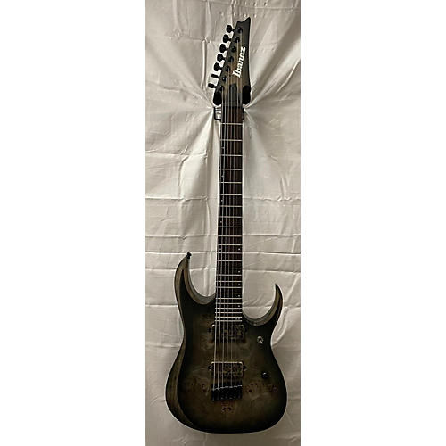 Ibanez Used Ibanez RGD71ALPA 7 STRING CHARCOAL BLACK MATTE Solid Body Electric Guitar CHARCOAL BLACK MATTE