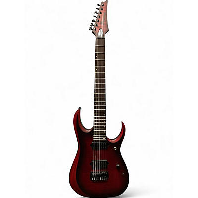 Used Ibanez RGD721FA Red Solid Body Electric Guitar