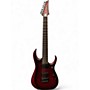 Used Ibanez RGD721FA Red Solid Body Electric Guitar Red