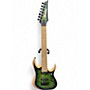 Used Ibanez RGDGIX7MPB Surreal Blue Burst Solid Body Electric Guitar Surreal Blue Burst