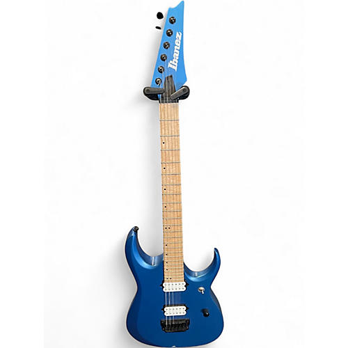 Used Ibanez RGDIM6FM Blue Solid Body Electric Guitar Blue