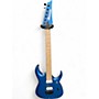 Used Ibanez RGDIM6FM Blue Solid Body Electric Guitar Blue
