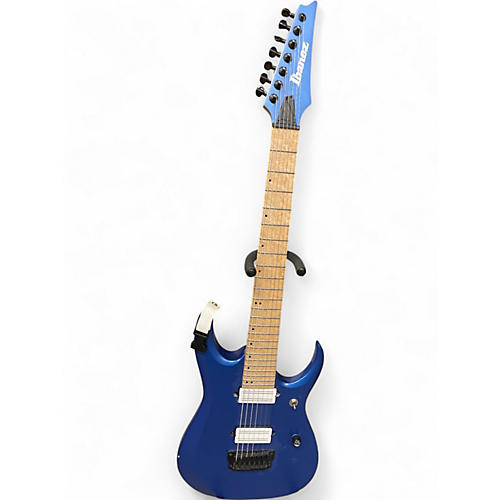Used Ibanez RGDIR7M Blue Solid Body Electric Guitar Blue