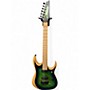 Used Ibanez RGDIX6MPB BLUE GREEN Solid Body Electric Guitar BLUE GREEN