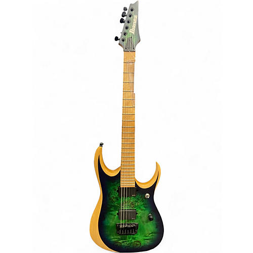 Used Ibanez RGDIX6MPB Surreal Blue Solid Body Electric Guitar Surreal Blue