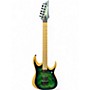 Used Ibanez RGDIX6MPB aqua burst Solid Body Electric Guitar aqua burst