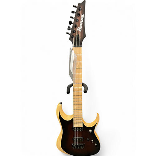 Used Ibanez RGDIX6MRW CHARCOAL BROWN BURST FLAT Solid Body Electric Guitar CHARCOAL BROWN BURST FLAT