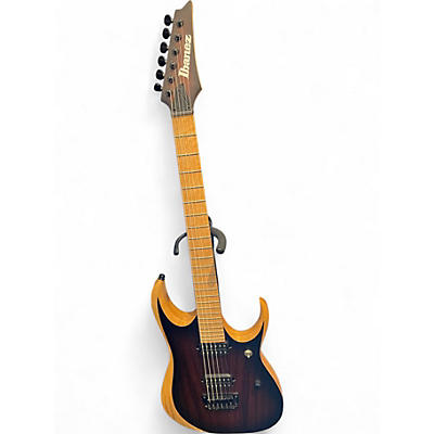 Used Ibanez RGDIX6MRW Trans Brown Solid Body Electric Guitar