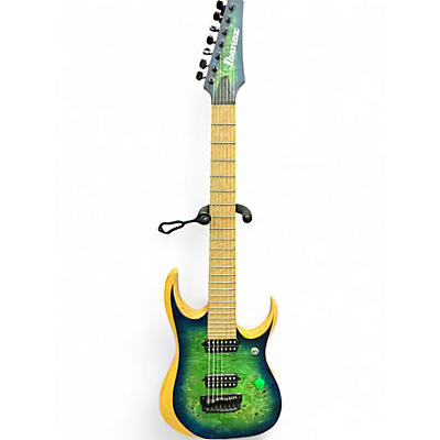 Used Ibanez RGDIX7 2 Color Sunburst Solid Body Electric Guitar