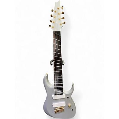 Used Ibanez RGDMS8 Chrome Silver Solid Body Electric Guitar