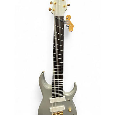 Used Ibanez RGDMS8 Classic Silver Matte Solid Body Electric Guitar