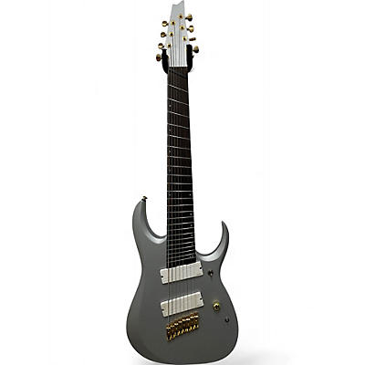 Used Ibanez RGDMS8 MATTE SILVER Solid Body Electric Guitar