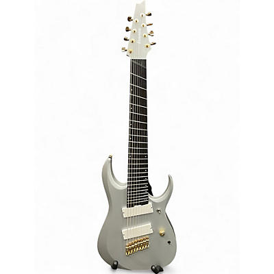 Used Ibanez RGDMS8 Metallic Gray Solid Body Electric Guitar